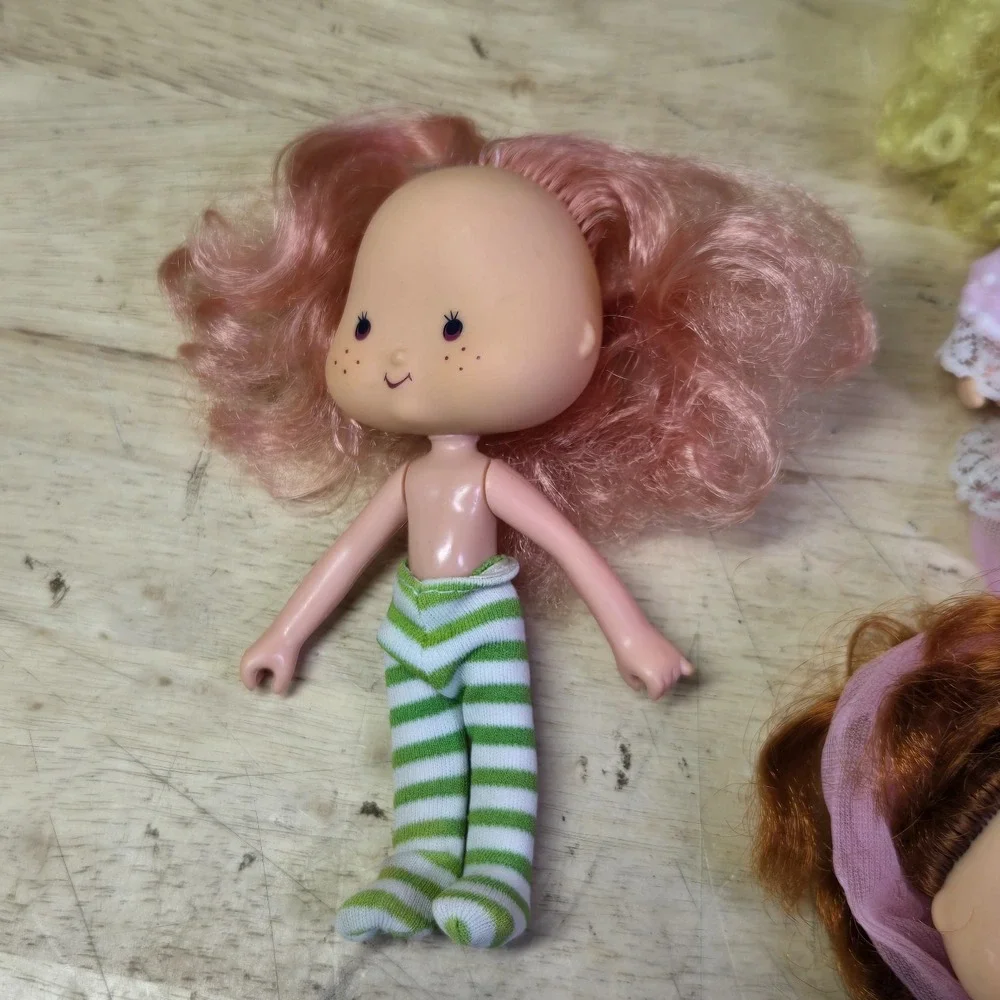 Lot of 6 Vintage American Greetings 1979 - 1991 Strawberry Shortcake Dolls Rare